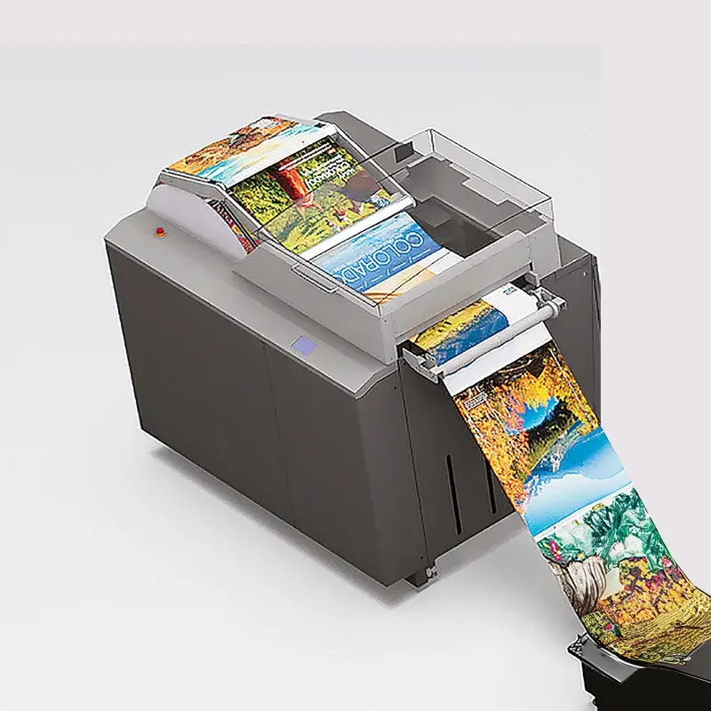 Continuous-feed paper transport/dryer module with colour printed web, from shared VC70000/VC70000e page