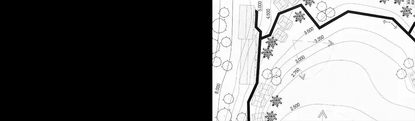 Technical/CAD plan detail on a very wide background graphic
