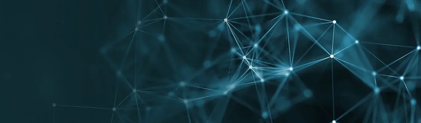 Connected network dots