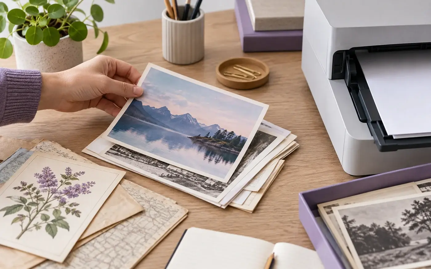 Illustration: Paper originals prepared for a generic document digitisation workflow.