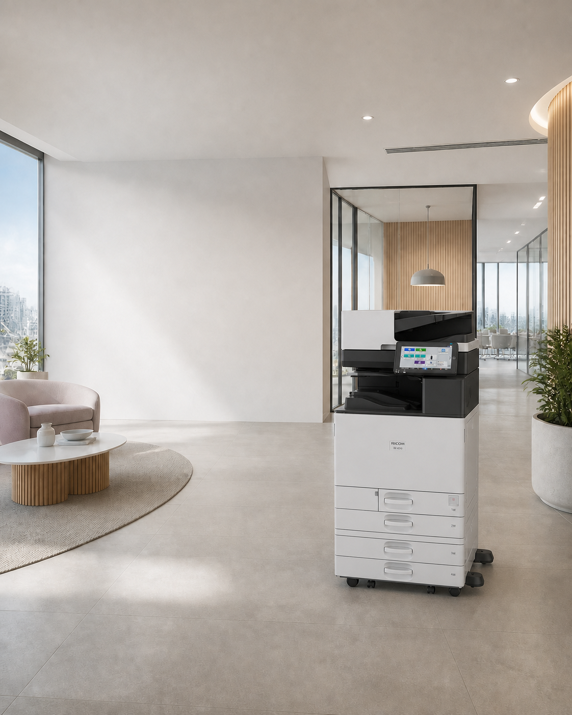 Ricoh IM 4510 shown in a modern office setting